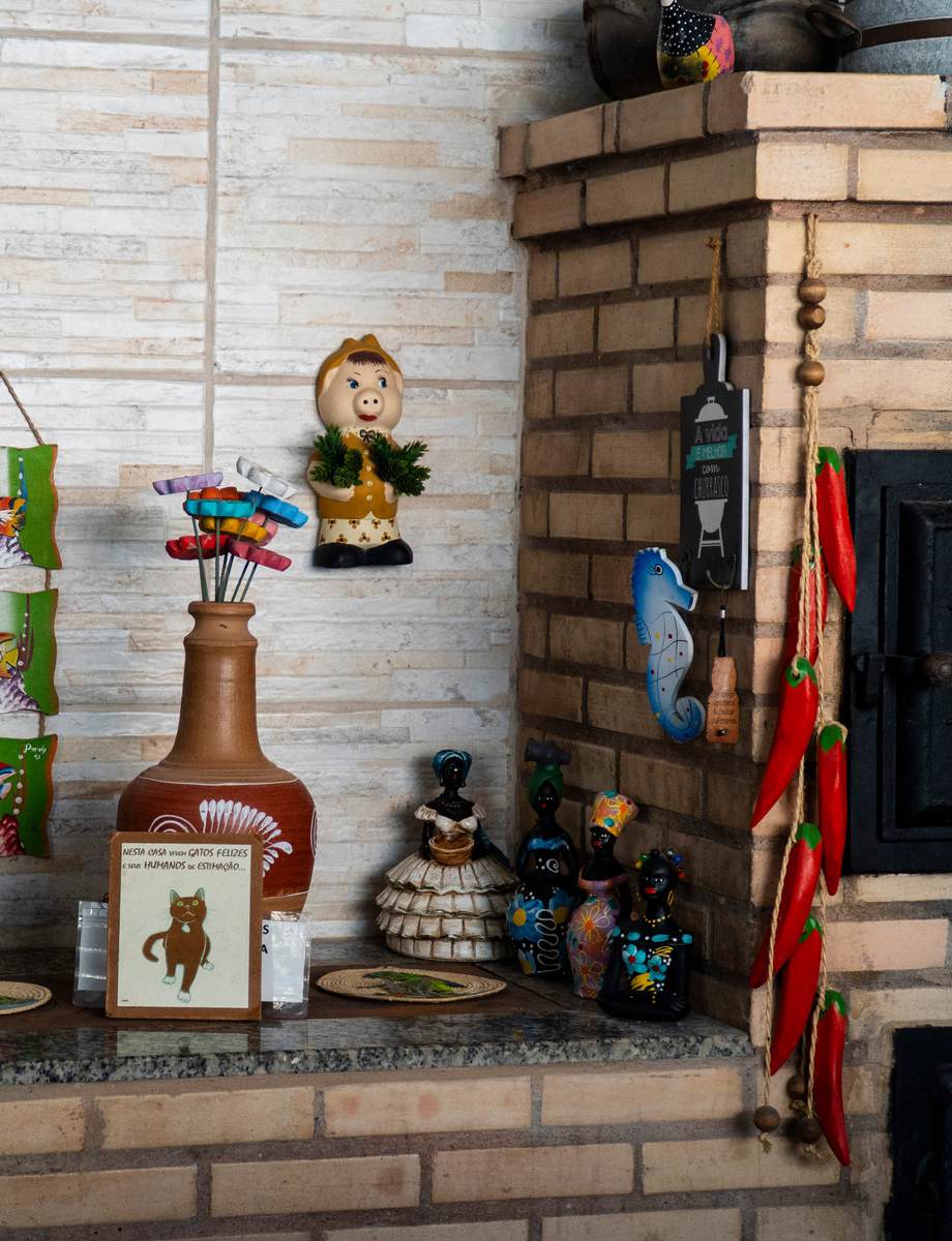 Decoração rústica da cozinha
